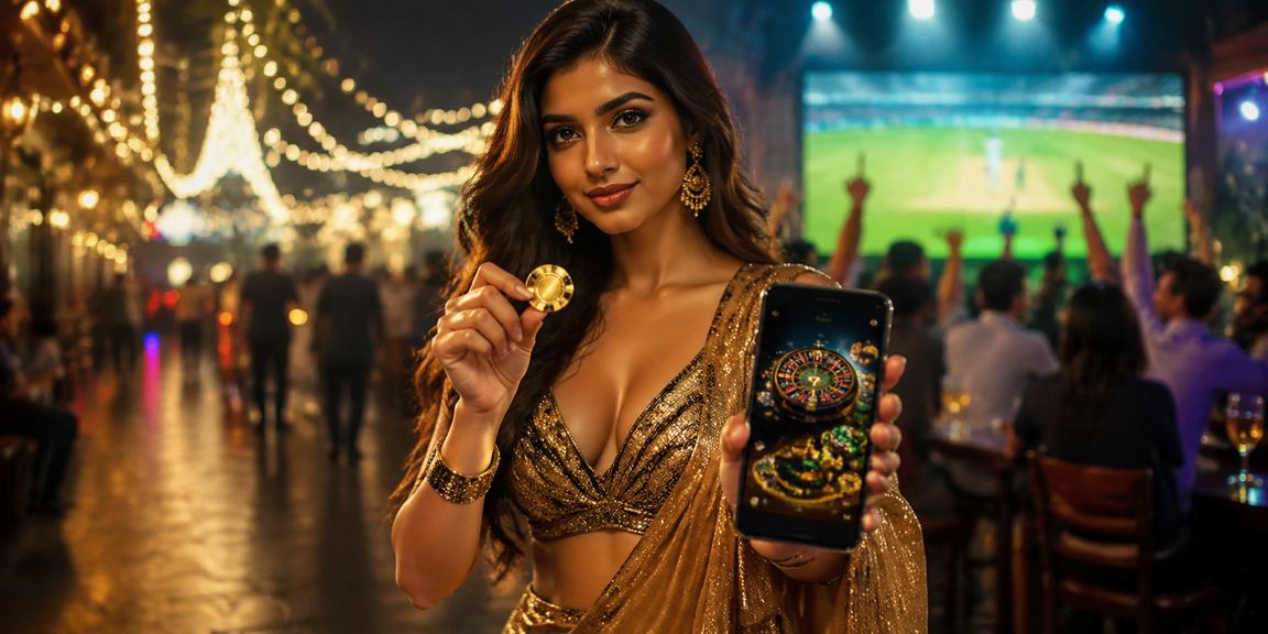 Exciting cricket betting at night market in India